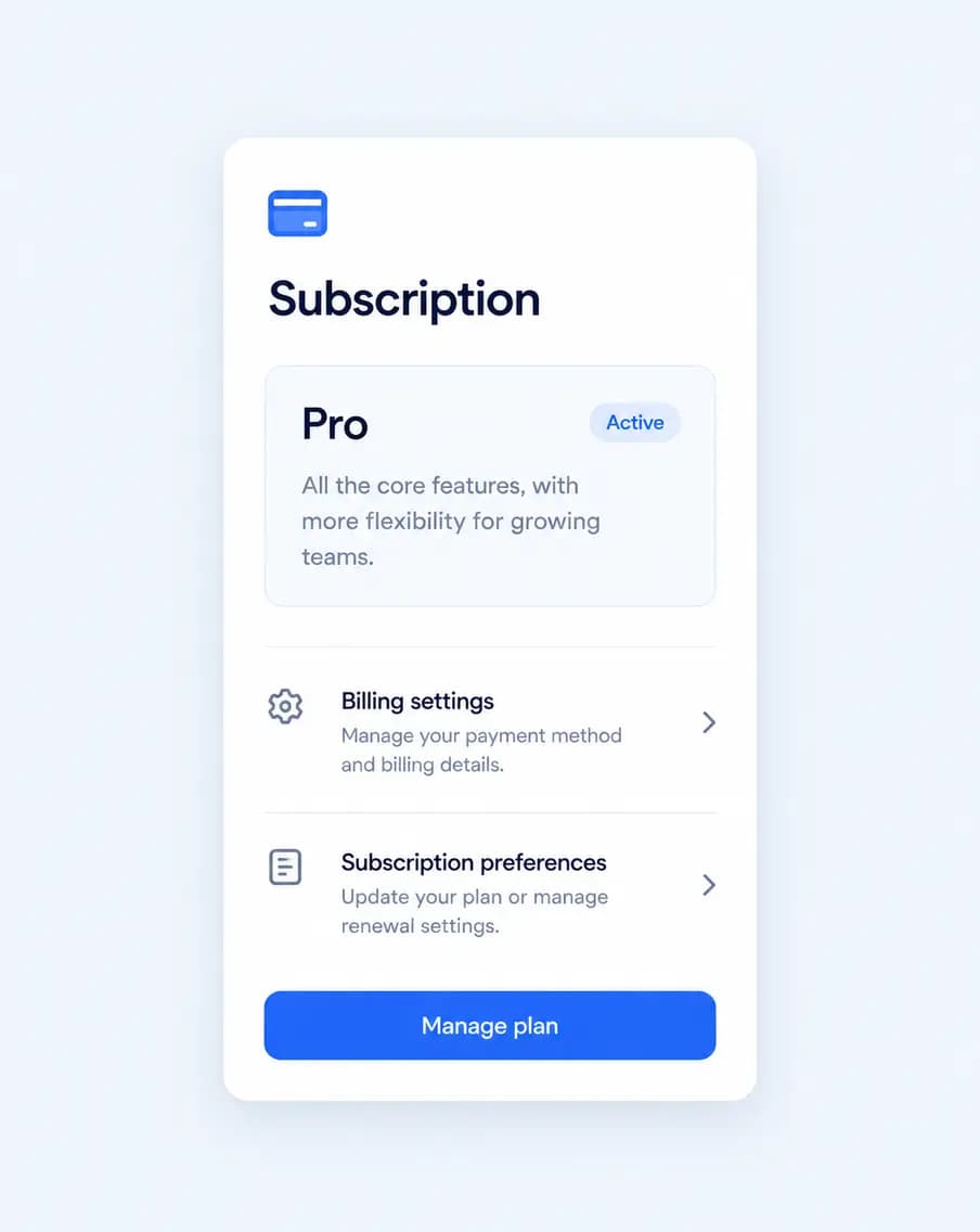 Subscription SaaS